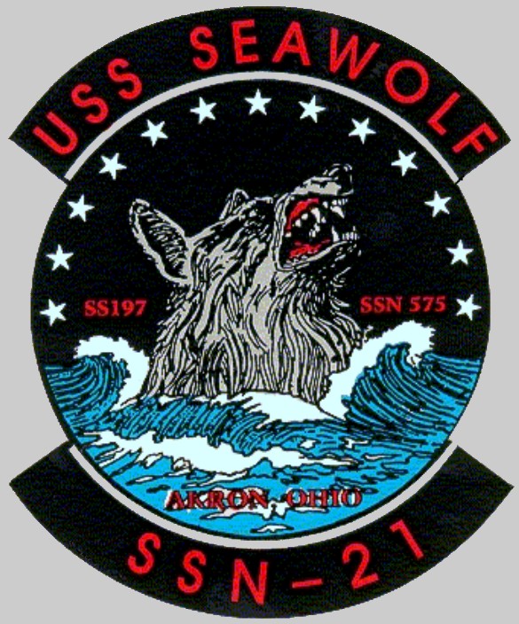 ssn-21 uss seawolf insignia crest patch badge attack submarine us navy 03x