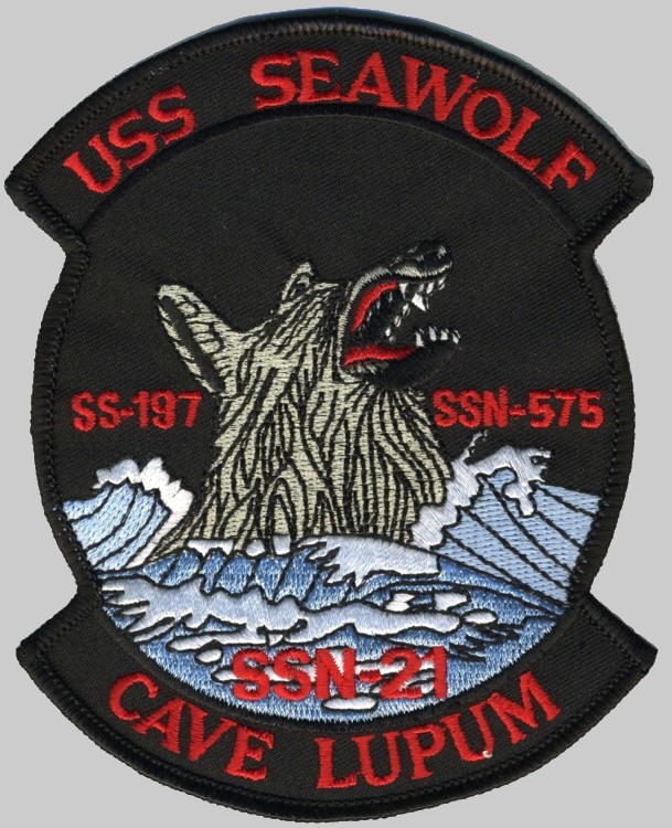 ssn-21 uss seawolf insignia crest patch badge attack submarine us navy 03p