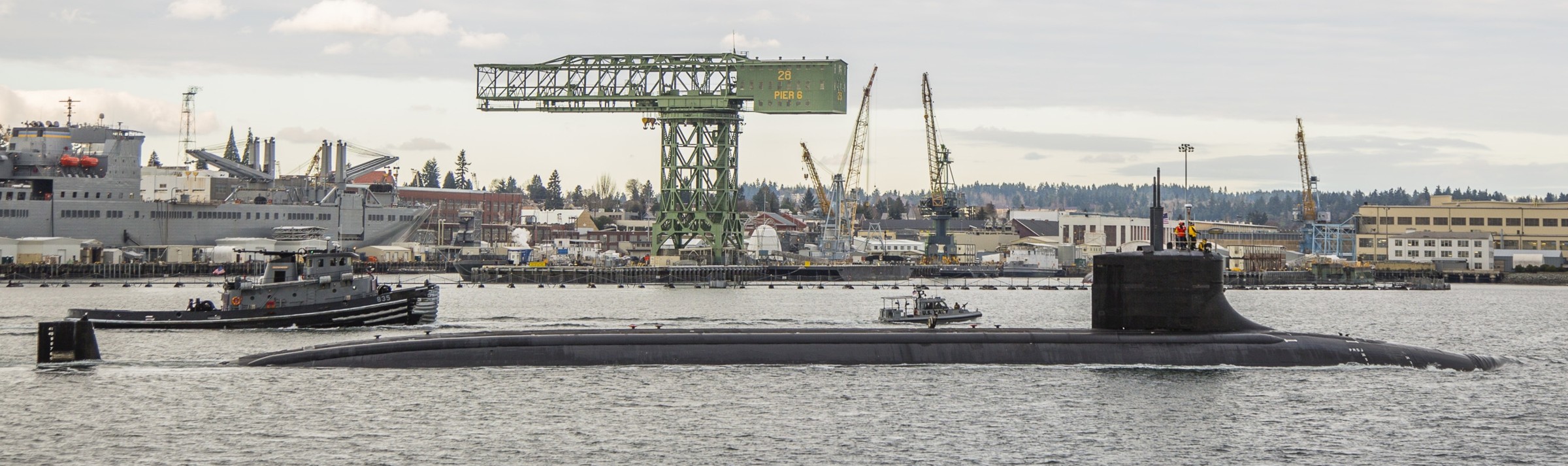 ssn-22 uss connecticut seawolf class attack submarine us navy puget sound naval shipyard bremerton washington 24