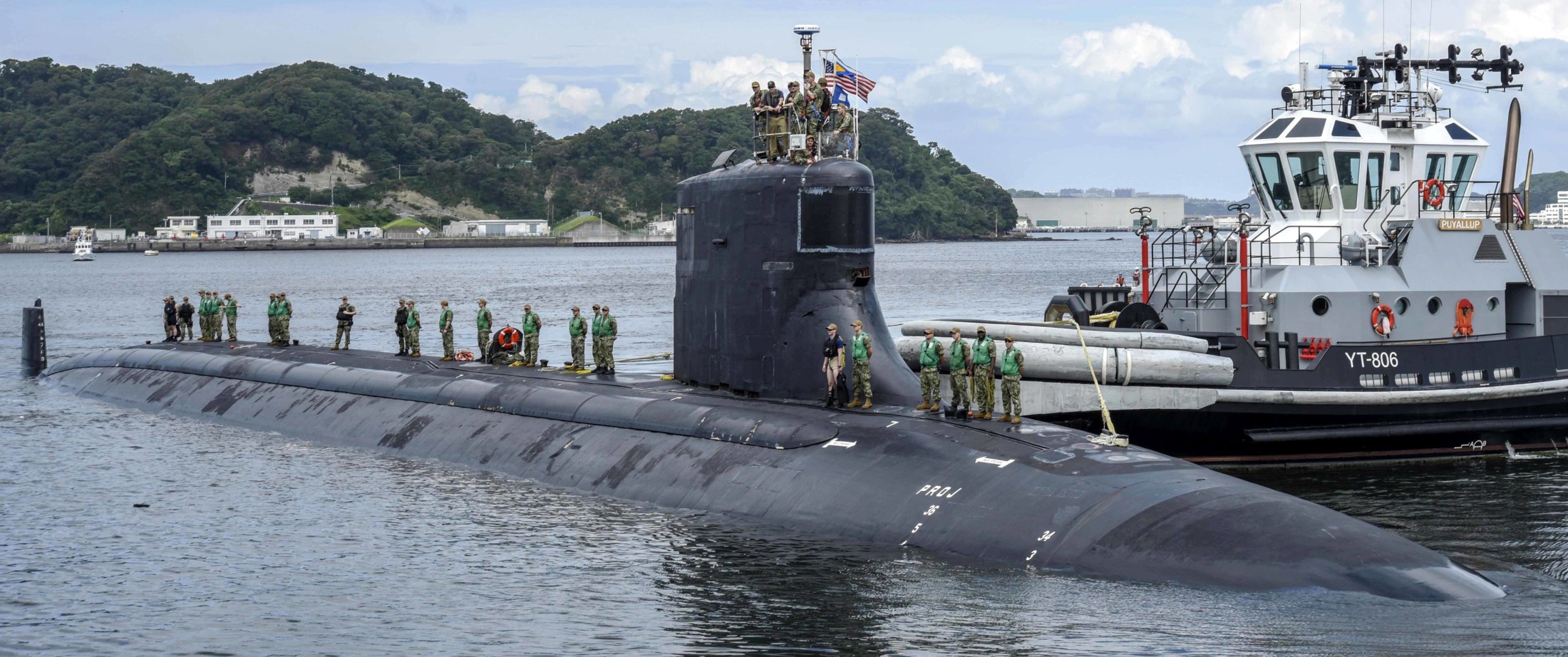 ssn-22 uss connecticut seawolf class attack submarine us navy yokosuka japan 46