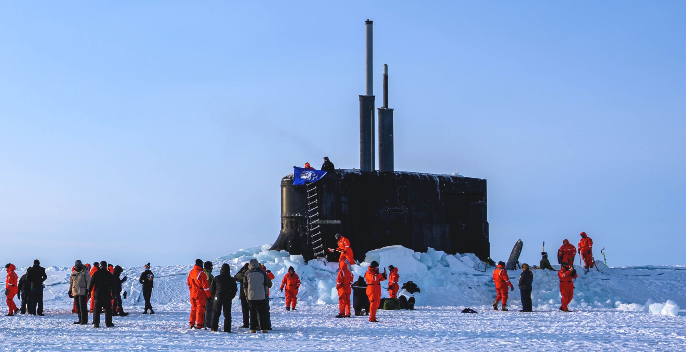 ssn-22 uss connecticut seawolf class attack submarine us navy exercise icex 20 arctic ocean 50 beaufort sea
