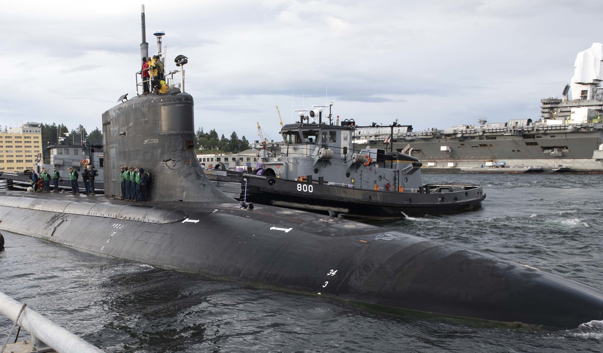 ssn-22 uss connecticut seawolf class attack submarine us navy naval base kitsap bremerton washington 51