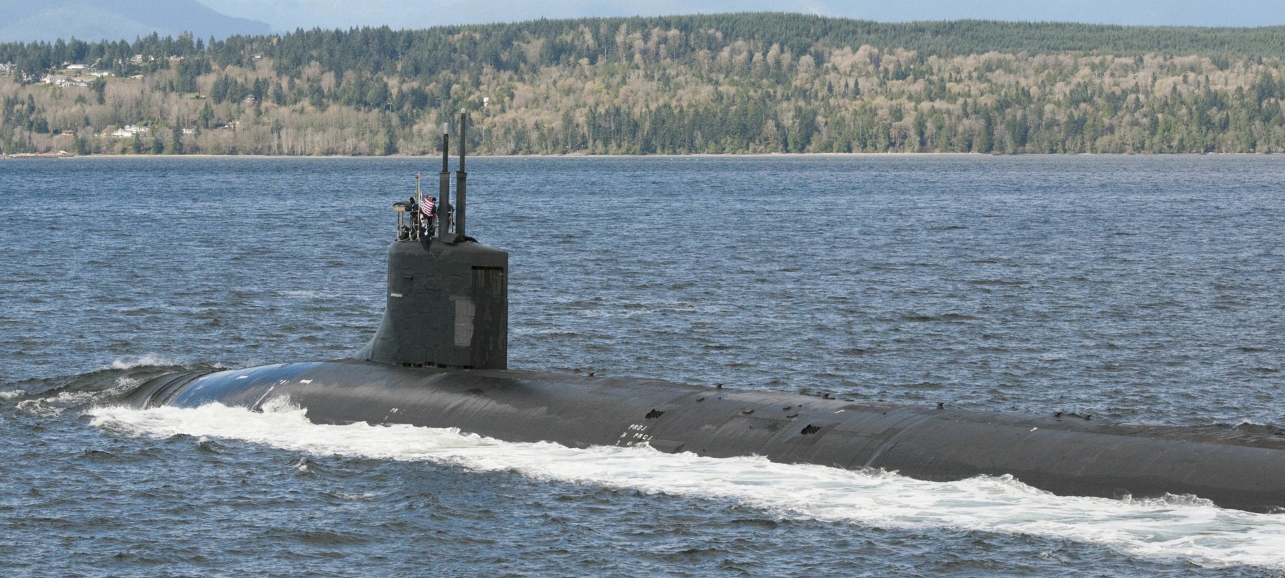 ssn-23 uss jimmy carter seawolf class attack submarine us navy returning naval base kitsap bremerton washington 31