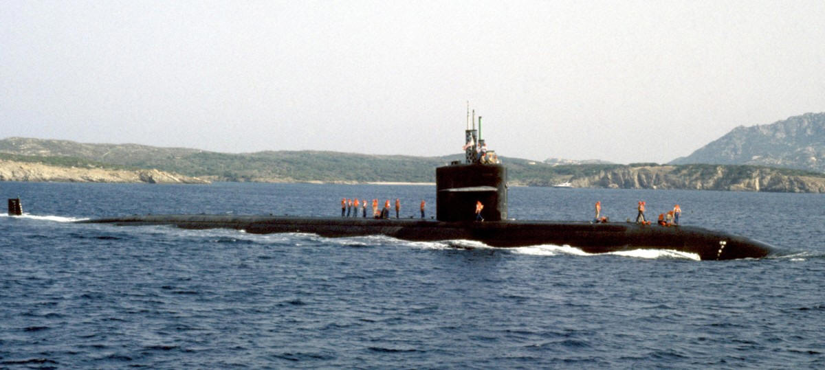 ssn-689 uss baton rouge los angeles class attack submarine us navy newport news shipbuilding