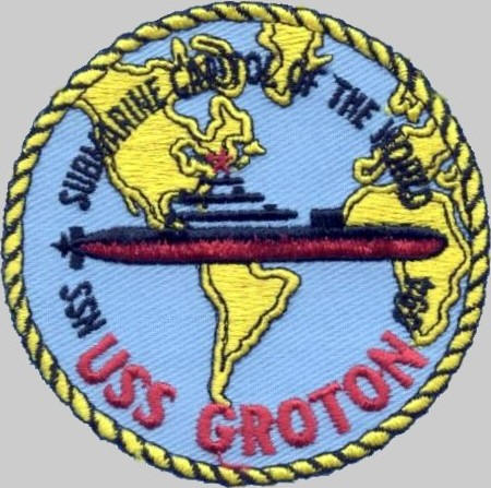 ssn-694 uss groton patch insignia crest badge