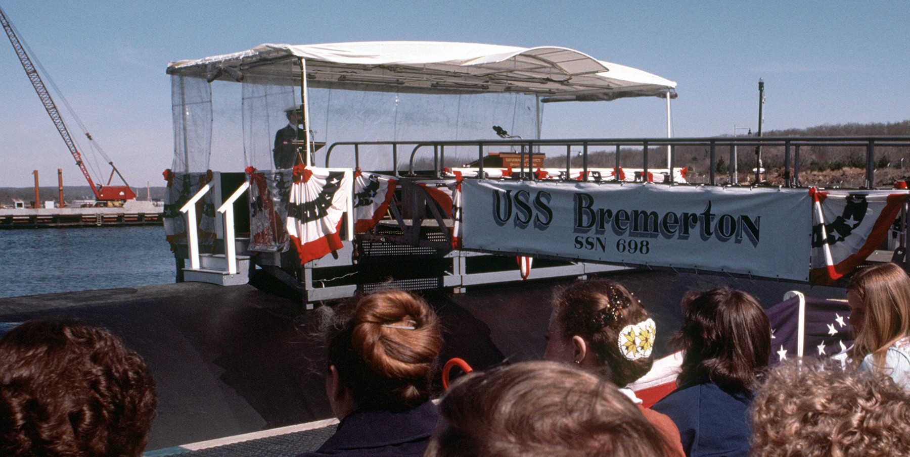 uss bremerton ssn-698 los angeles class attack submarine us navy commissioning 1981 58