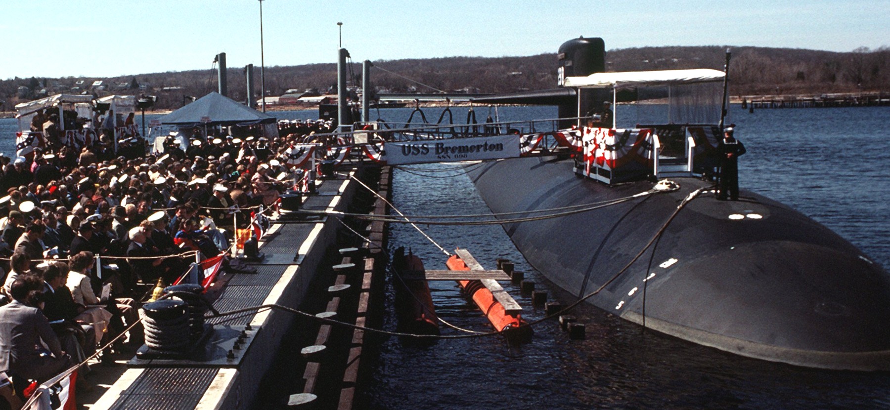 uss bremerton ssn-698 los angeles class attack submarine us navy 1981 groton 59