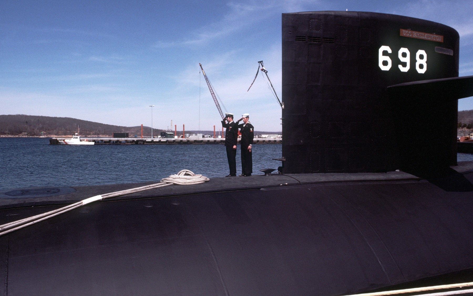 uss bremerton ssn-698 los angeles class attack submarine commissioning groton 1981 61