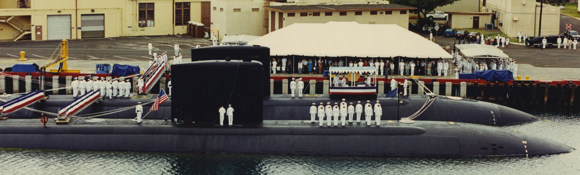 uss bremerton ssn-698 los angeles class attack submarine pearl harbor hawaii 1998 65