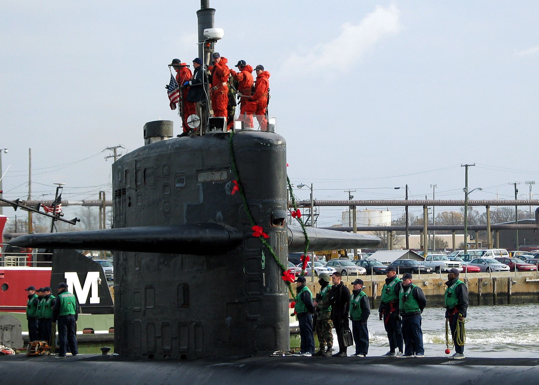 uss jacksonville ssn-699 los angeles class attack submarine naval station norfolk virginia 2003