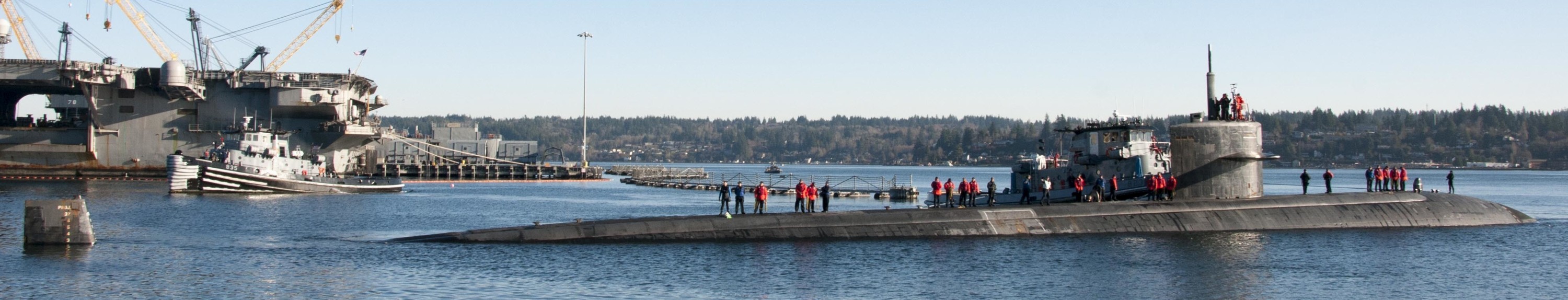 uss jacksonville ssn-699 arriving naval base kitsap bremerton for inactivation and decommissioning 2017 29