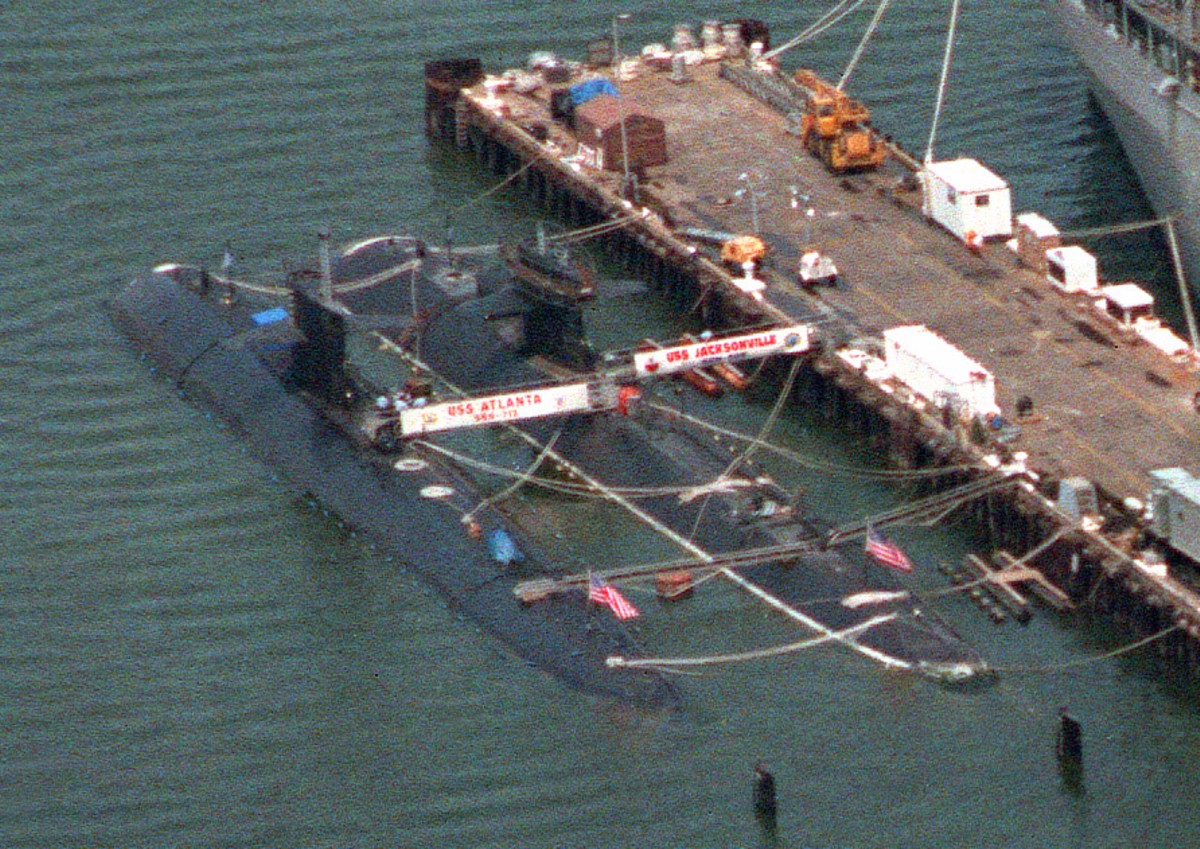 uss jacksonville ssn-699 los angeles class attack submarine us naval station norfolk 1995