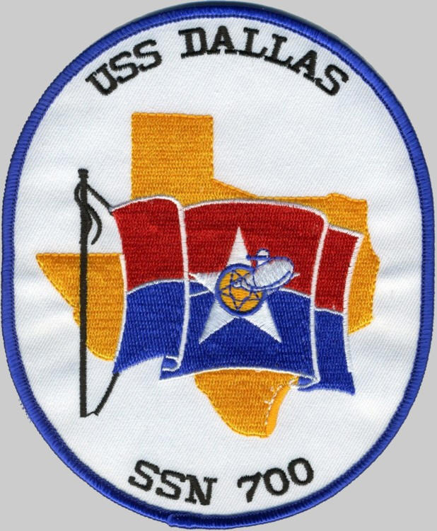 ssn-700 uss dallas patch insignia crest