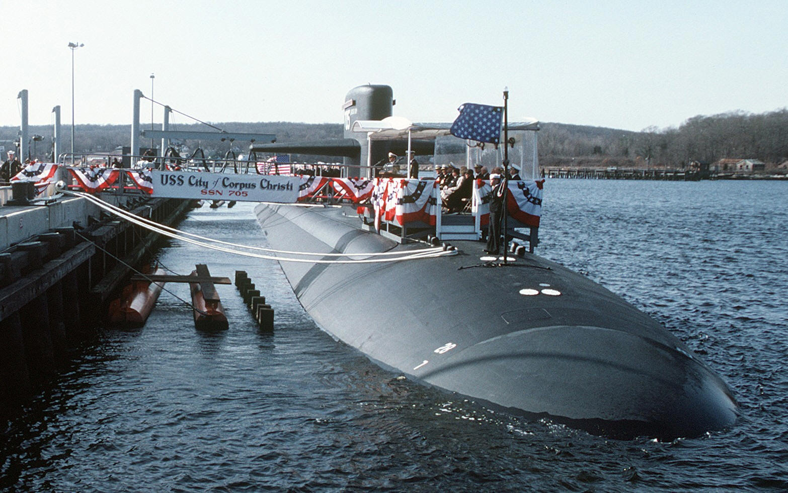 ssn-705 uss city of corpus christi commissioning ceremony general dynamics electric boat groton connecticut