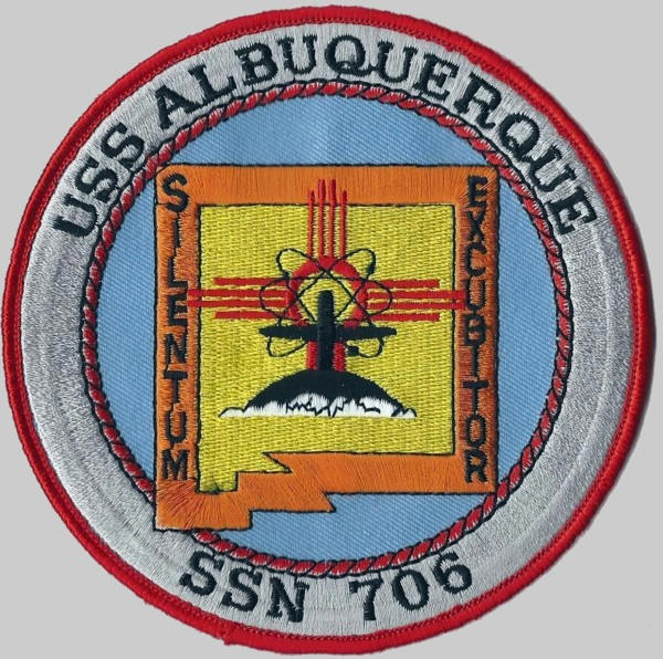 ssn-706 uss albuquerque patch insignia crest badge