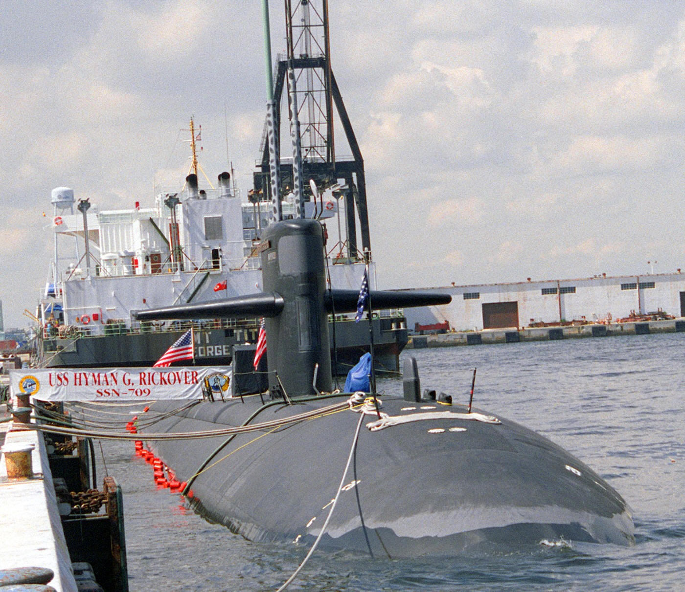 ssn-709 uss hyman g. rickover port everglades florida