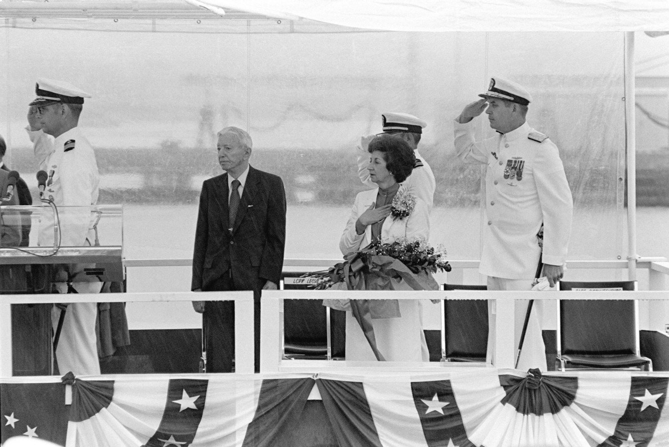 vadm hyman g. rickover commissioning of ssn-709 1984