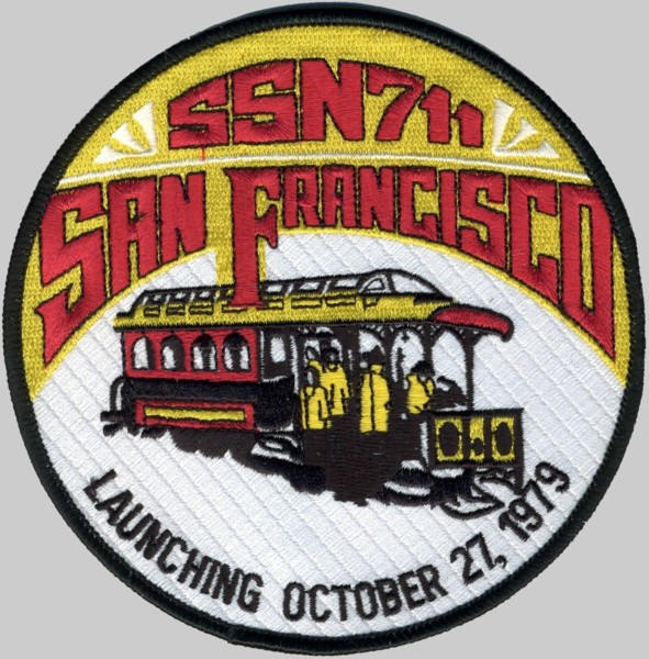 ssn-711 uss san francisco patch insignia crest