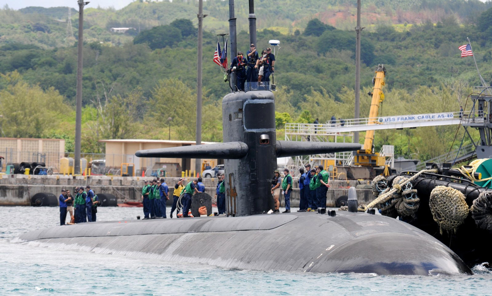 ssn-713 uss houston apra harbor guam