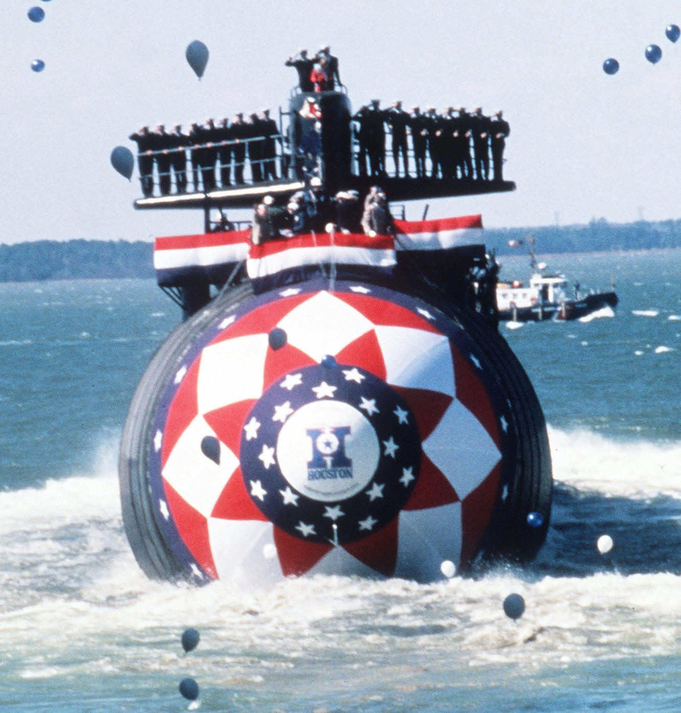 ssn-713 uss houston launching ceremony march 1981