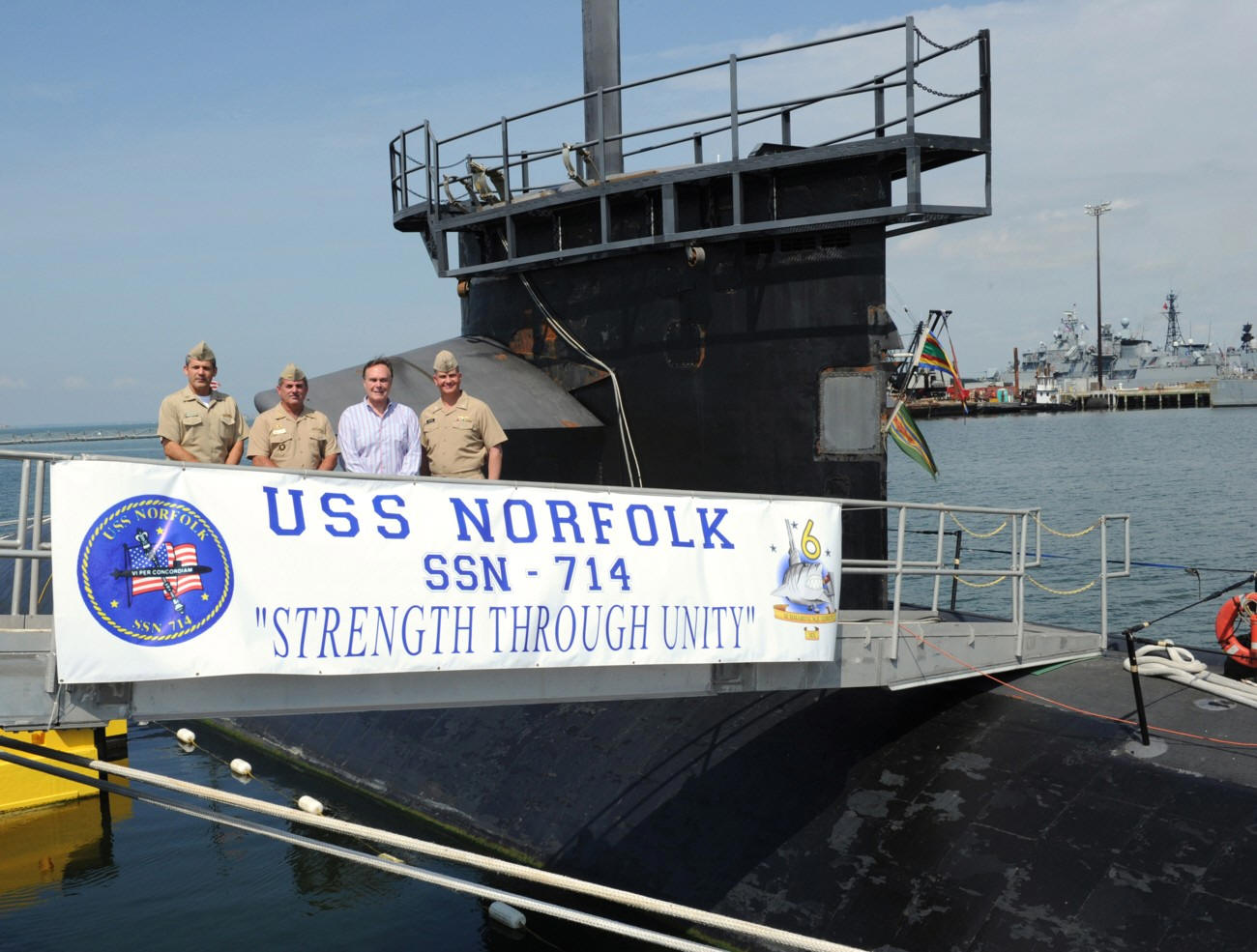ssn-714 uss norfolk los angeles class attack submarine us navy