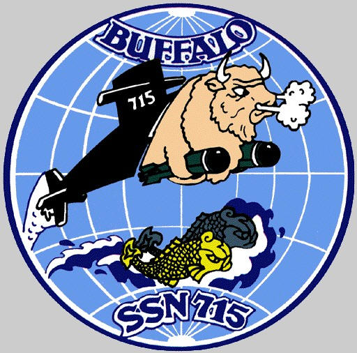 ssn-715 uss buffalo insignia crest patch