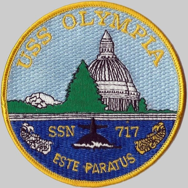 ssn-717 uss olympia insignia us navy