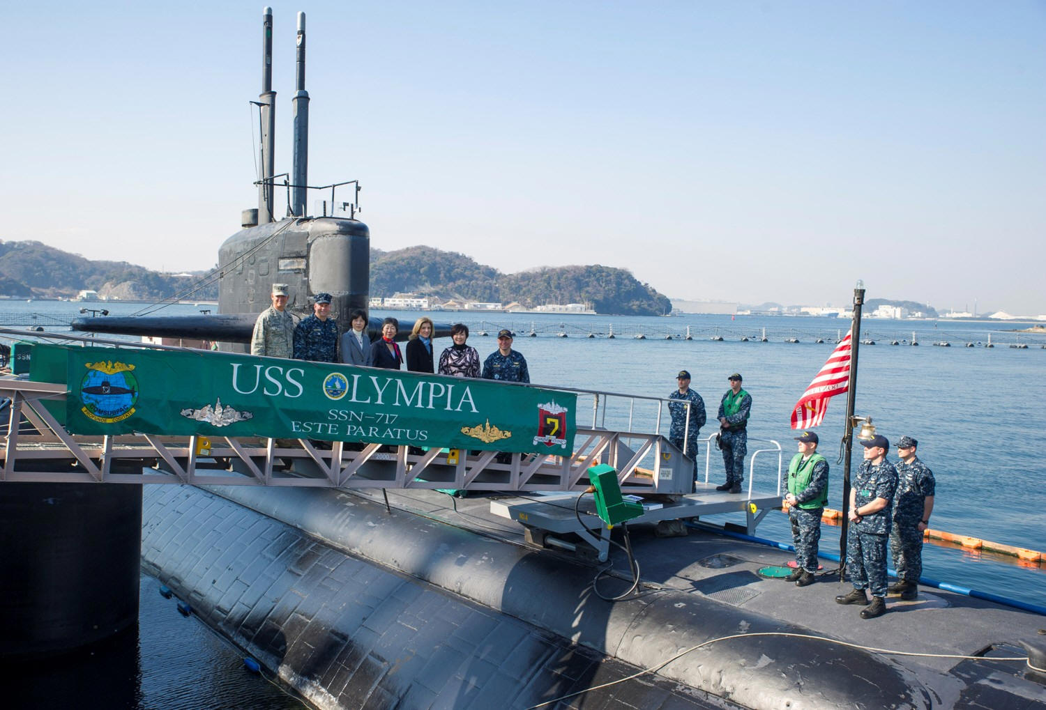 ssn-717 uss olympia yokosuka japan