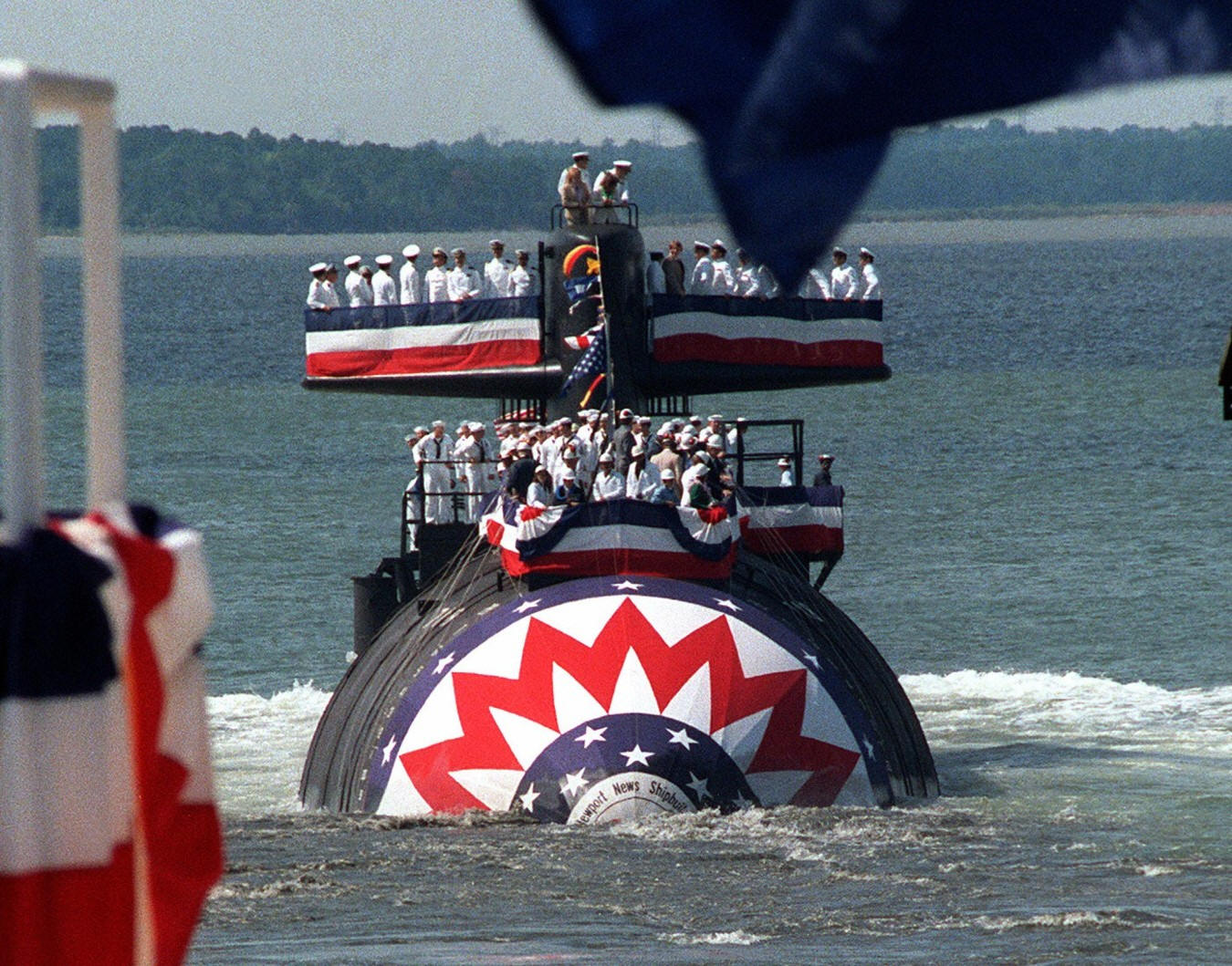 ssn-718 uss honolulu launching ceremony september 1983