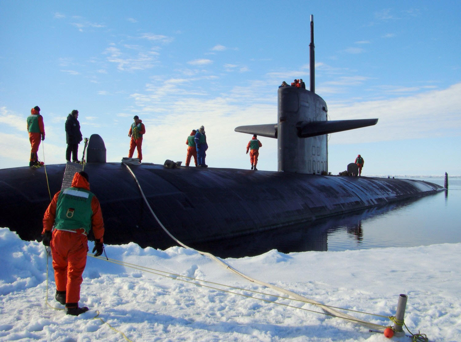 ssn-719 uss providence arctic ocean 2008