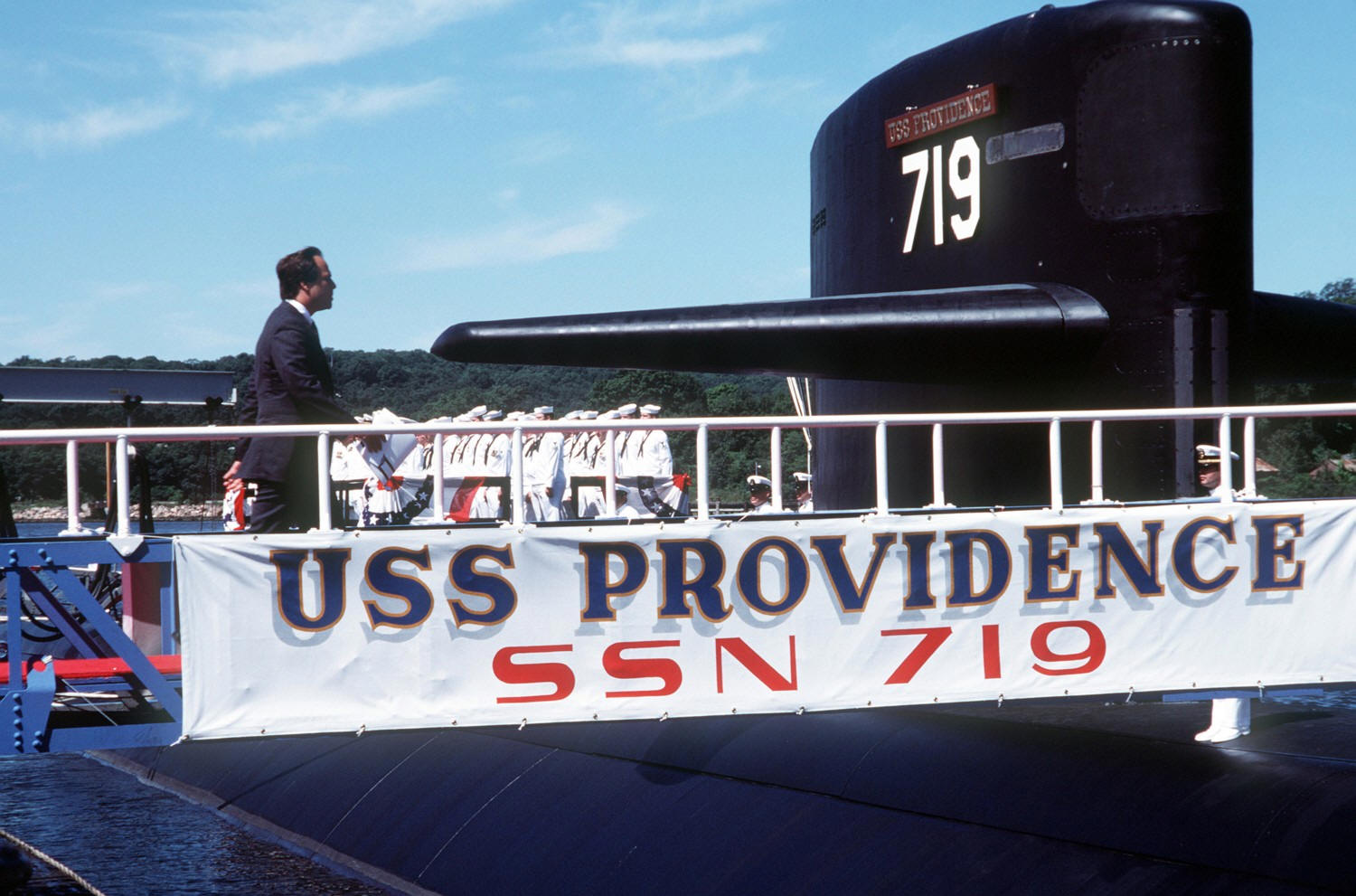 ssn-719 uss providence commissioning 1985