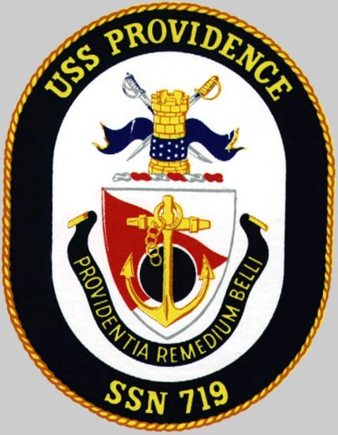 ssn-719 uss providence insignia crest patch badge los angeles class attack submarine us navy