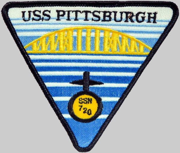 ssn-720 uss pittsburgh patch insignia
