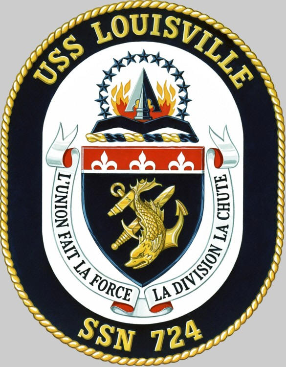 ssn-724 uss louisville insignia crest