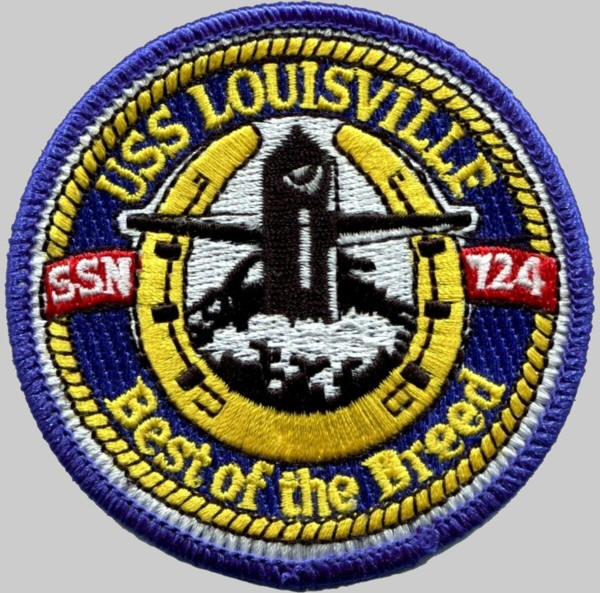 uss louisville ssn-724 patch insignia us navy