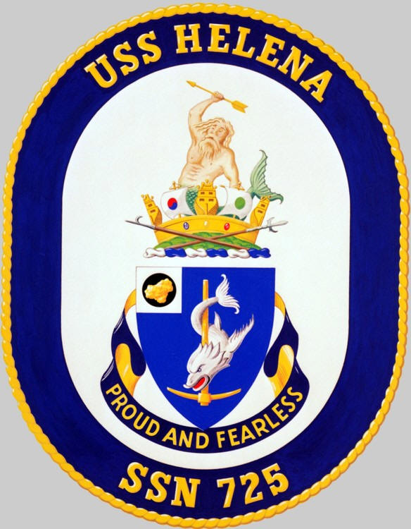 ssn-725 uss helena insignia crest patch badge