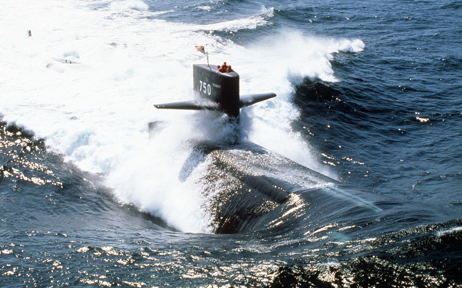 USN Navy Photo Print -Nuclear Attack Submarine USS NEWPORT NEWS SSN 750 