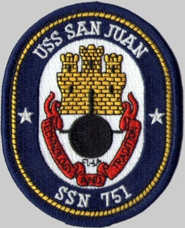 ssn-751 uss san juan patch insignia us navy