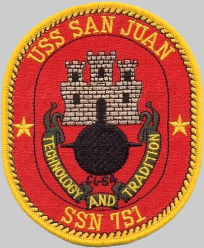 ssn-751 uss san juan insignia crest