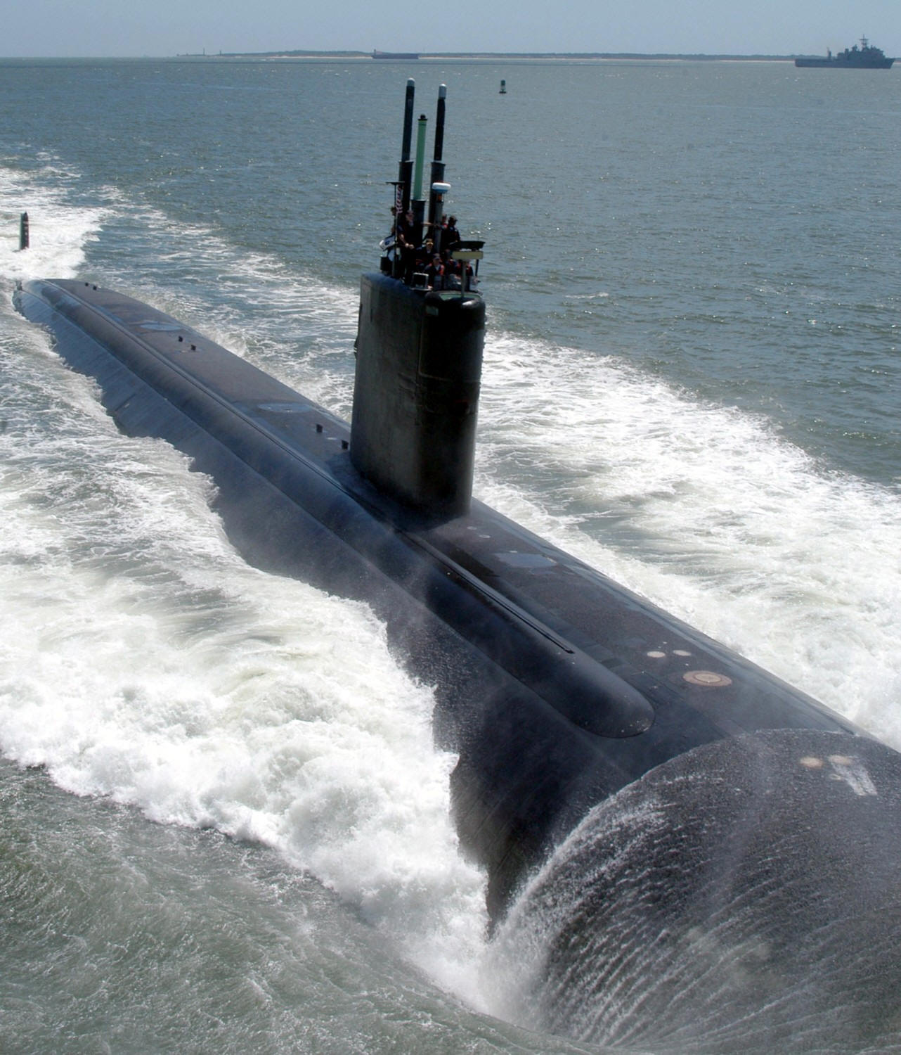 ssn-753 uss albany chesapeake bay