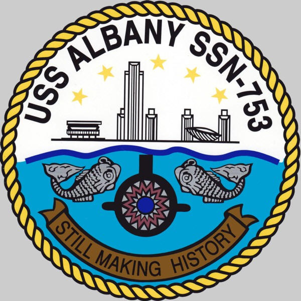 uss albany ssn-753 insignia us navy