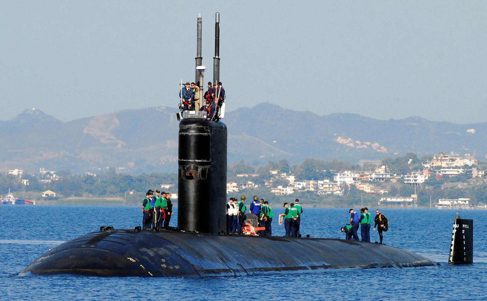 ssn-753 uss albany los angeles class attack submarine us navy newport news shipbuilding