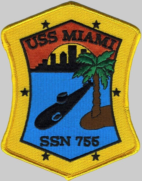 ssn-755 uss miami patch insignia crest us navy