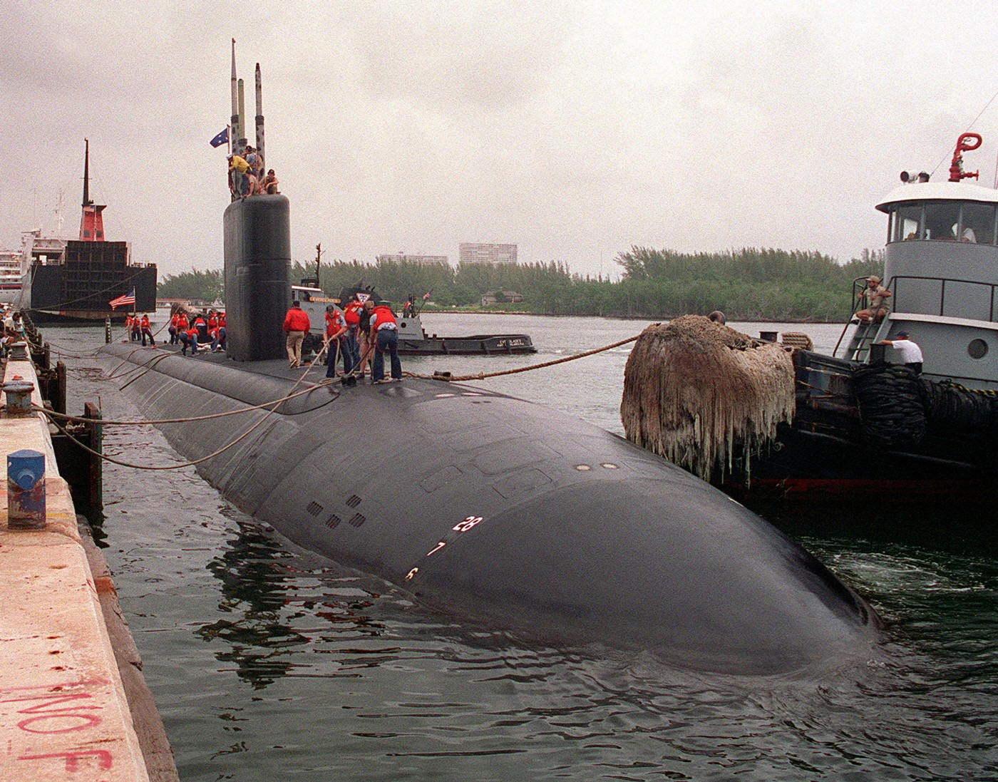 uss miami ssn-755 port everglades florida 1993