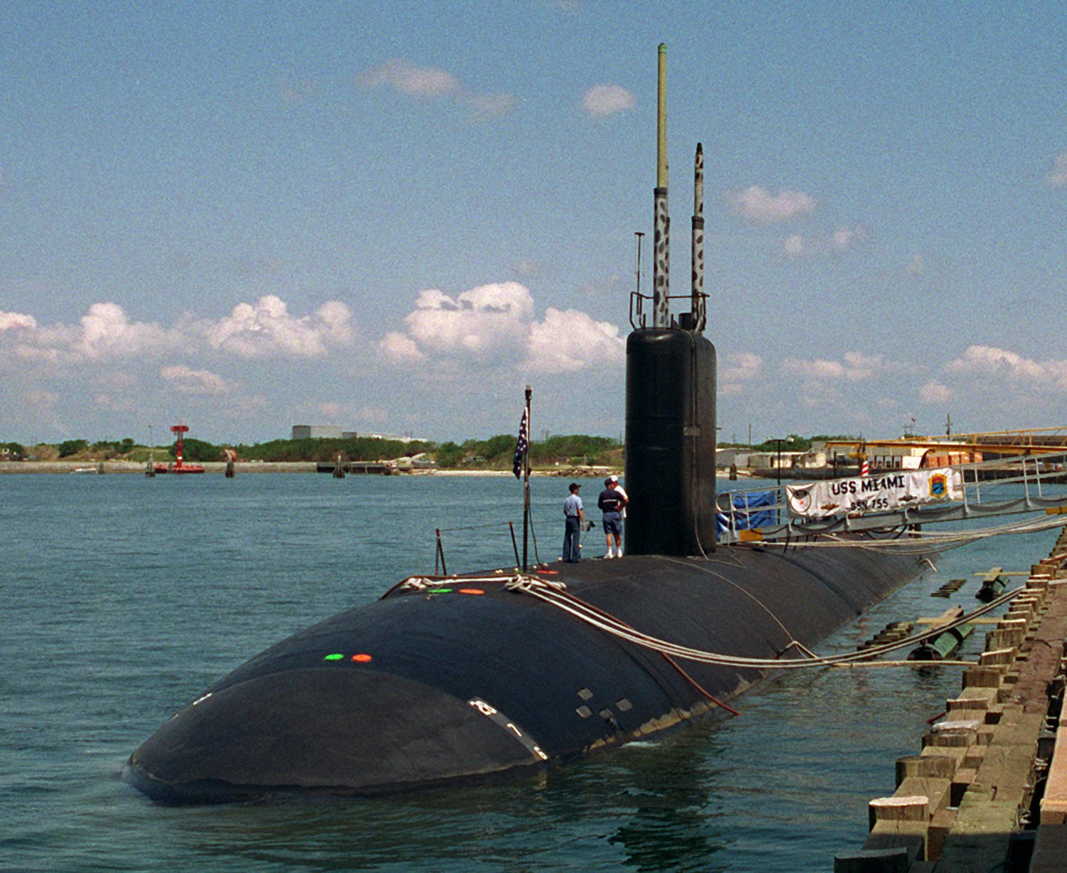 ssn-755 uss miami port canaveral florida 1993