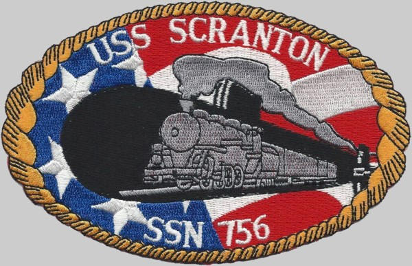 ssn-756 uss scranton patch insignia submarine us navy