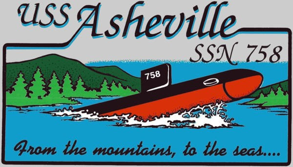 ssn-758 uss asheville insignia crest