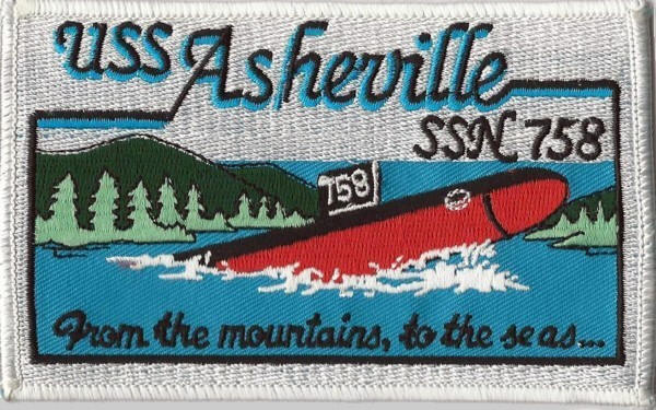 ssn-758 uss asheville patch insignia us navy
