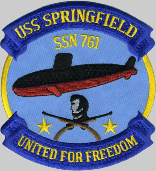 ssn-761 uss springfield patch insignia crest us navy