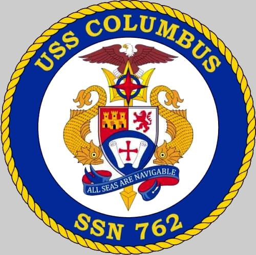 ssn-762 uss columbus insignia crest
